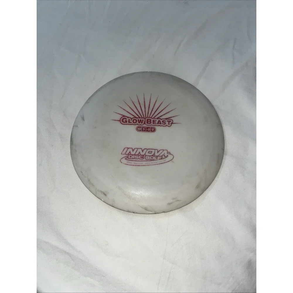 Innova Disc Golf Glow DX Beast Disc Gently Used 171 G (slightly Warped)‎ Rare